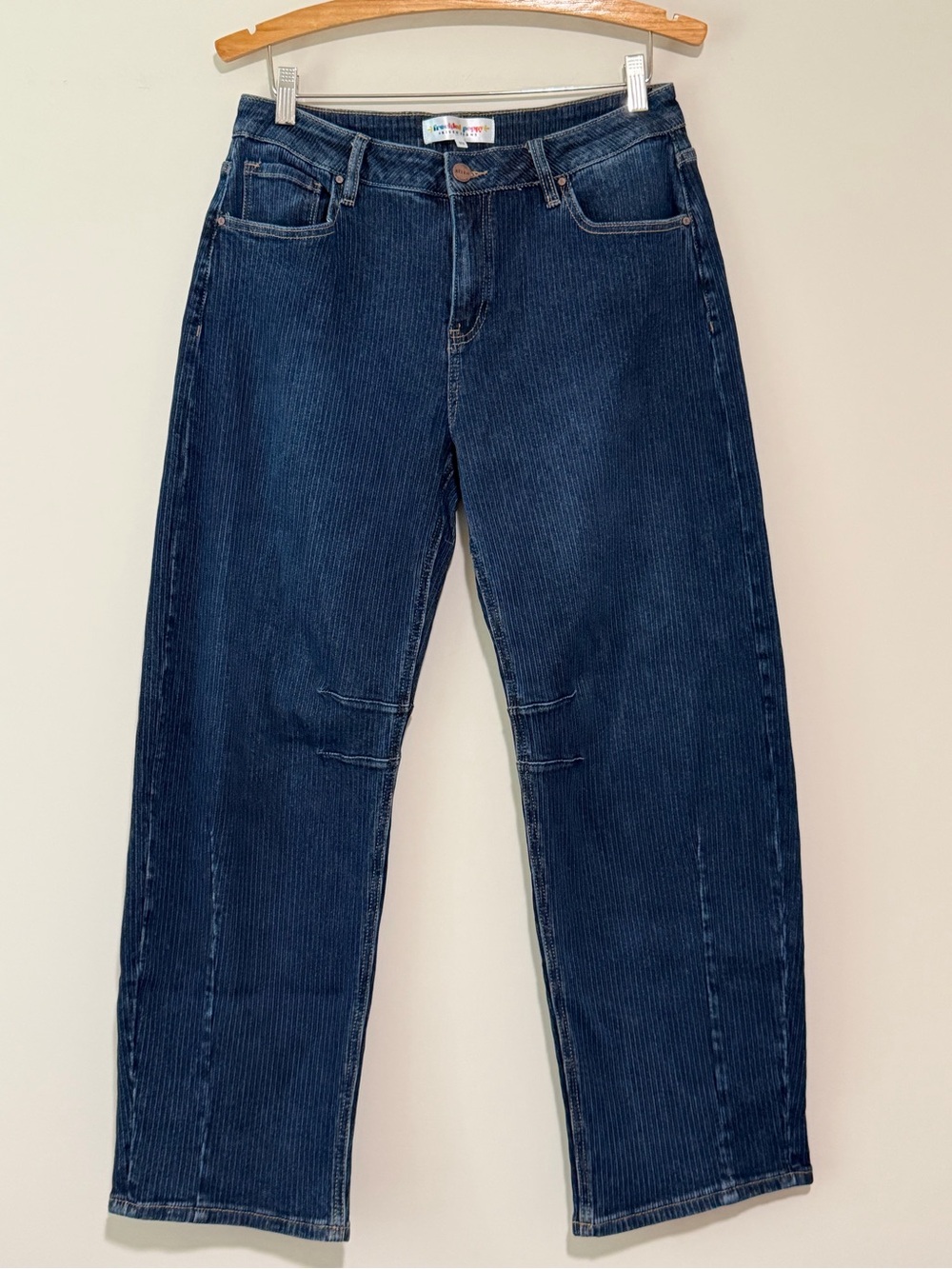 Freckled Poppy x Risen High Rise Slouchy Corded Barrel Jeans - Size 9/29